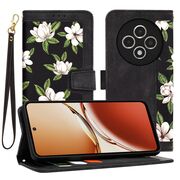 Husa tip carte pentru  Xiaomi Redmi 14C, functie stand si port carduri, negru
