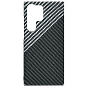 Husa pentru  Samsung Galaxy S24 Ultra CarbonFiber UltraSlim, Lightweight, gri