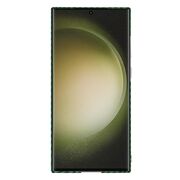 Husa pentru  Samsung Galaxy S24 Ultra CarbonFiber UltraSlim, Lightweight, verde