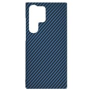 Husa pentru  Samsung Galaxy S24 Ultra CarbonFiber UltraSlim, Lightweight, albastru