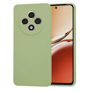 Husa pentru  Xiaomi Redmi 14C Liquid Silicone, subțire, captusita cu microfibra, anti amprentă, protectie cameră foto, verde