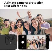 Husa pentru  Oppo A40 Liquid Silicone, subțire, captusita cu microfibra, anti amprentă, protectie cameră foto, negru