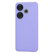 Husa pentru  Poco F6 Liquid Silicone, subțire, captusita cu microfibra, anti amprentă, protectie cameră foto, lavanda