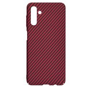 Husa pentru  Samsung Galaxy A13 5G CarbonFiber UltraSlim, Lightweight, rosu