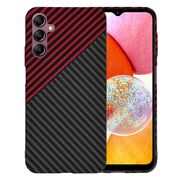 Husa pentru  Samsung Galaxy A14 4G, 5G CarbonFiber UltraSlim, Lightweight, rosu inchis