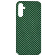 Husa pentru  Samsung Galaxy A14 4G, 5G CarbonFiber UltraSlim, Lightweight, verde