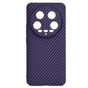 Husa pentru  Xiaomi 14 Ultra CarbonFiber UltraSlim, Lightweight, mov