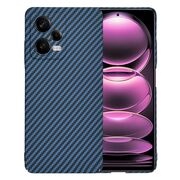 Husa pentru  Xiaomi Redmi Note 12 Pro CarbonFiber UltraSlim, Lightweight, albastru