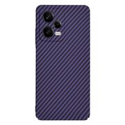 Husa pentru  Xiaomi Redmi Note 12 Pro CarbonFiber UltraSlim, Lightweight, mov