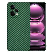 Husa pentru  Xiaomi Redmi Note 12 Pro CarbonFiber UltraSlim, Lightweight, verde