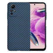 Husa pentru  Xiaomi Redmi Note 12S 4G CarbonFiber UltraSlim, Lightweight, albastru