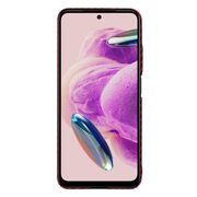 Husa pentru  Xiaomi Redmi Note 12S 4G CarbonFiber UltraSlim, Lightweight, rosu