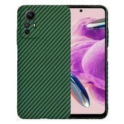 Husa pentru  Xiaomi Redmi Note 12S 4G CarbonFiber UltraSlim, Lightweight, verde