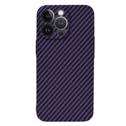 Husa pentru  iPhone 13 Pro CarbonFiber UltraSlim, Lightweight, mov