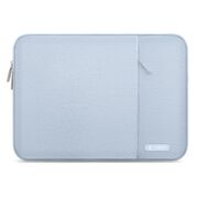 Husă Laptop 13-14" Slim SoftTouch – Design Elegant, Protecție Premium, Compartiment Accesorii, Ideală pentru MacBook, ASUS, Lenovo, HP, Dell, winter blue