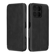 Husa tip carte pentru Xiaomi 14T Smart Wallet fata - spate protectie 360 - negru