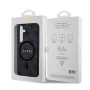 Husa pentru  Samsung Galaxy S24 Guess - 4G Collection Leather MagSafe - negru