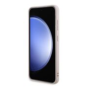 Husa pentru  Samsung Galaxy S24 Guess - 4G Collection Leather MagSafe - roz