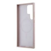 Husa pentru  Samsung Galaxy S24 Ultra Guess - 4G Collection Leather MagSafe - roz