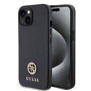 Husa pentru  iPhone 15 Guess- Strass Metal - negru
