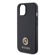 Husa pentru  iPhone 15 Guess- Strass Metal - negru