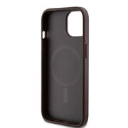 Husa pentru  iPhone 15 Plus Guess - 4G Collection Leather MagSafe - maro