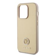 Husa pentru  iPhone 15 Pro Guess- Strass Metal - auriu