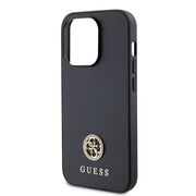Husa pentru  iPhone 15 Pro Guess- Strass Metal - negru