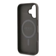 Husa pentru  iPhone 16 Guess - 4G Ring Classic MagSafe - maro