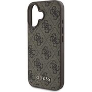 Husa pentru  iPhone 16 Guess - Hardcase 4G Classic - maro