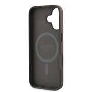 Husa pentru  iPhone 16 Plus Guess - 4G Ring Classic MagSafe - maro