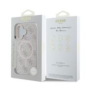 Husa pentru  iPhone 16 Plus Guess - 4G Ring Classic MagSafe - roz