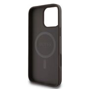 Husa pentru  iPhone 16 Pro Max Guess - 4G Ring Classic MagSafe - maro