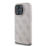 Husa pentru  iPhone 16 Pro Max Guess - Hardcase 4G Classic - roz