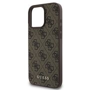 Husa pentru  iPhone 16 Pro Max Guess - Hardcase 4G Classic - roz