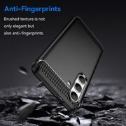 Husa pentru Samsung Galaxy S24 FE Carbon Liquid Silicone, albastru