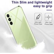 Husa pentru Samsung Galaxy S24 FE, Anti-Shock 1.5mm, cu protectie lentile, Transparent