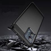 Husa pentru Motorola Moto G35 Carbon Liquid Silicone, Albastru