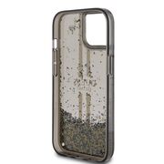Husa pentru  iPhone 15 Guess - Liquid Glitter - negru
