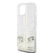 Husa pentru  iPhone 15 Guess - Liquid Glitter - transparent