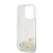 Husa pentru  iPhone 15 Pro Guess - Liquid Glitter - transparent