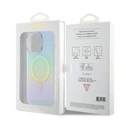 Husa pentru  iPhone 15 Pro Max cu MagSafe Guess - IML Series - alb