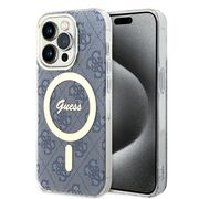 Husa pentru  iPhone 15 Pro Max cu MagSafe Guess - IML Series - albastru