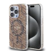 Husa pentru  iPhone 15 Pro Max cu MagSafe Guess - IML Series - maro