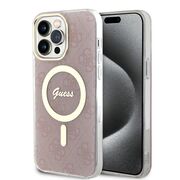 Husa pentru  iPhone 15 Pro Max cu MagSafe Guess - IML Series - roz neon