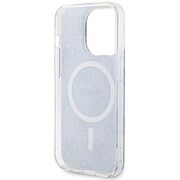 Husa pentru  iPhone 15 cu MagSafe Guess - IML Series - albastru