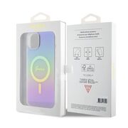 Husa pentru  iPhone 15 cu MagSafe Guess - IML Series - mov