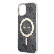 Husa pentru  iPhone 15 cu MagSafe Guess - IML Series - negru denim
