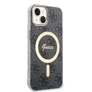 Husa pentru  iPhone 15 cu MagSafe Guess - IML Series - negru denim