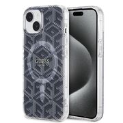 Husa pentru  iPhone 15 cu MagSafe Guess - IML Series - negru